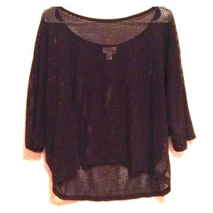 Fishnet black top🔥